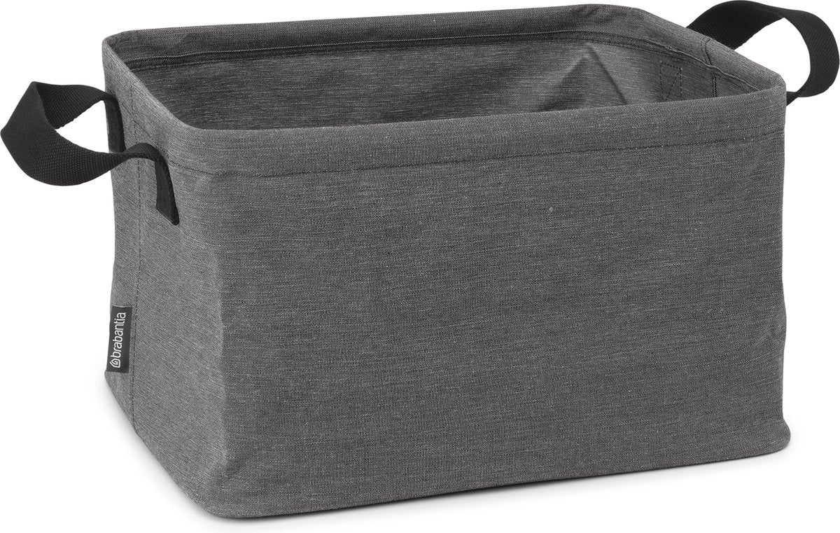Brabantia wasmand - opvouwbaar - 35 l - pepper black
