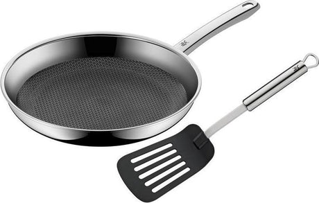 Wmf profi resist - koekenpan - ø 28 cm - rvs - inclusief profi plus spatel - geschikt voor inductie