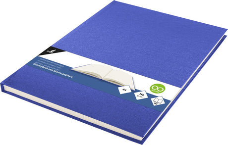 Kangaro dummyboek - a4 - blauw - 160 blanco pagina's - hard linnen cover - k-5362