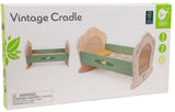 Lobbes speelgoed bv classic world vintage houten poppenwieg