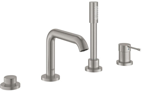 Grohe essence new viergats badrandcombinatie - supersteel