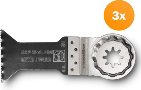 Fein 63502152220 e-cut universal zaagblad (3st) - slp - 44 x 60 mm (152)