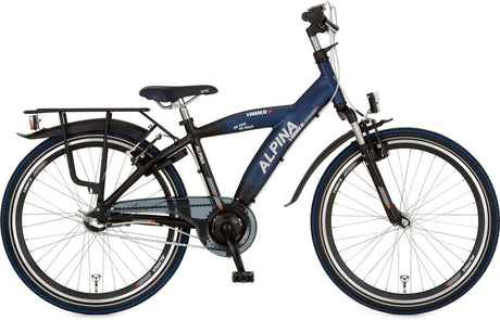 Alpina fietsen alpina yabber j24 jet black metallic matt - sporty blue ma.