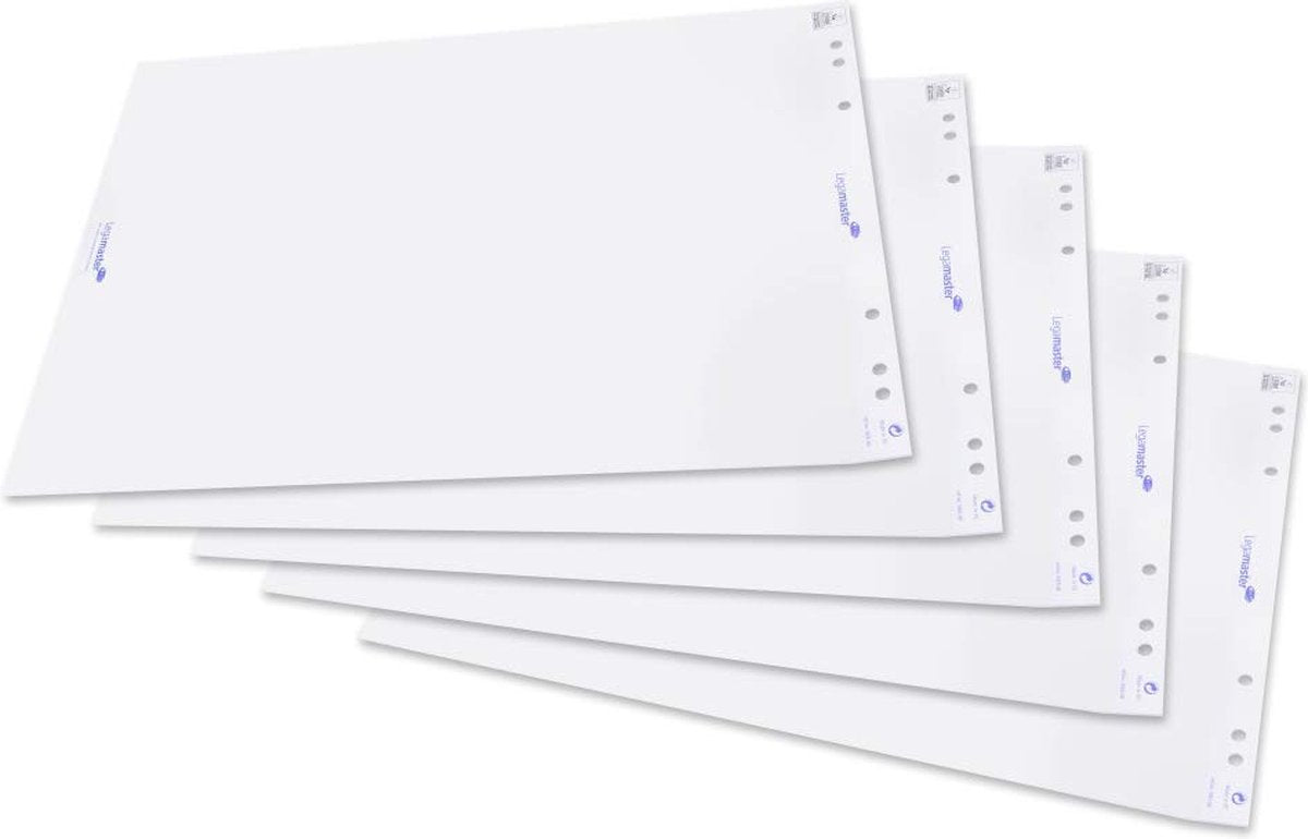 Legamaster flipover papierblok blanco 5 pak à 20 vel