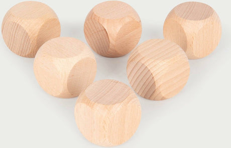 Tickit ® natuurlijke houten kubussen - 40mm