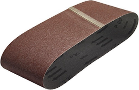 Wolfcraft - schuurbanden korrel 40 80 120 - 9 stuks - bandschuurmachine schuurpapier - schuurband 100 x 560 mm - 1933100