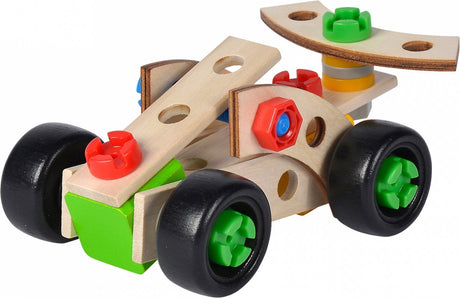 Eichhorn rennauto constructieset constructor aantal onderdelen: 35 leeftijdsklasse: vanaf 3 jaar