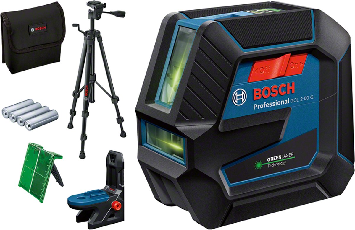 Bosch professional gcl 2-50 g professional combilaser | incl. bouwstatief