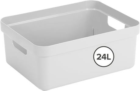 Sunware sigma home opbergbox 24l - 44.5x34.5x18.3 cm - wit
