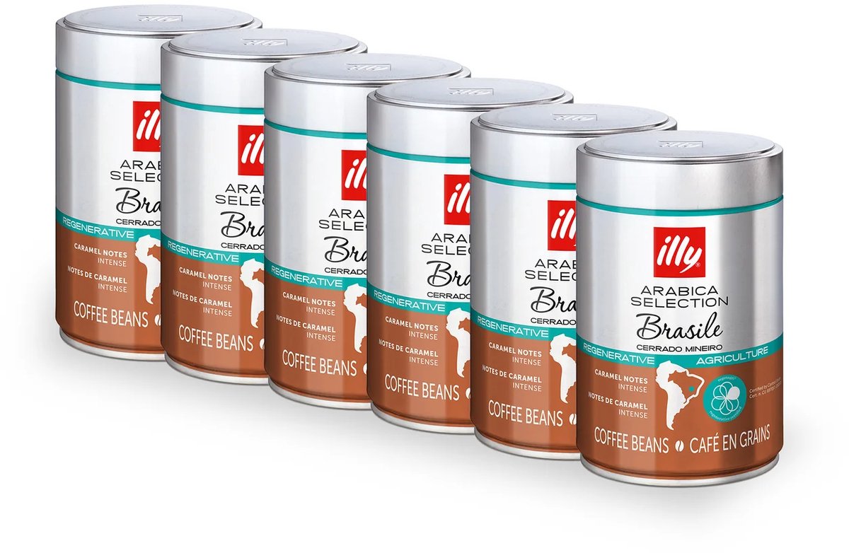Illy – bonen koffie cerrado mineiro – 6 x 250 gram