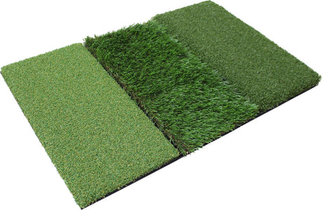 Pure2improve golfmat - 3 kunstgras lengtes - 40x62 cm