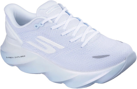 Skechers skx aero burst dames sportschoenen - wit blauw