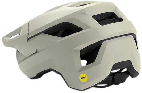 Met shelter mips fietshelm – fietshelm mannen vrouwen – mtb helm volwassenen – mountainbike – maat m (56-58 cm) – off white (wit)