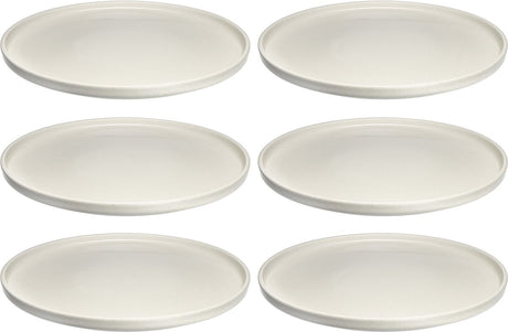 Leonardo roma bord 27cm creme - set 6