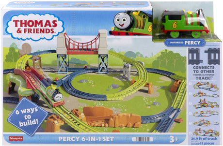 Mattel fisher-price thomas friends percy 6-in-1 set
