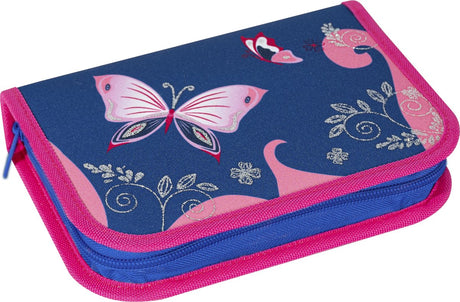 Eberhard faber etui - gevuld - 31-delig - 2-laags - blauw roze - ef-577471