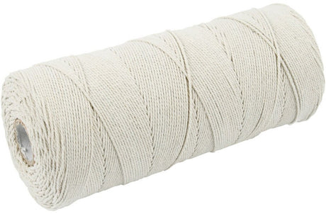 Creativ company katoenkoord 1 mm 315 m licht naturel dunne kwaliteit