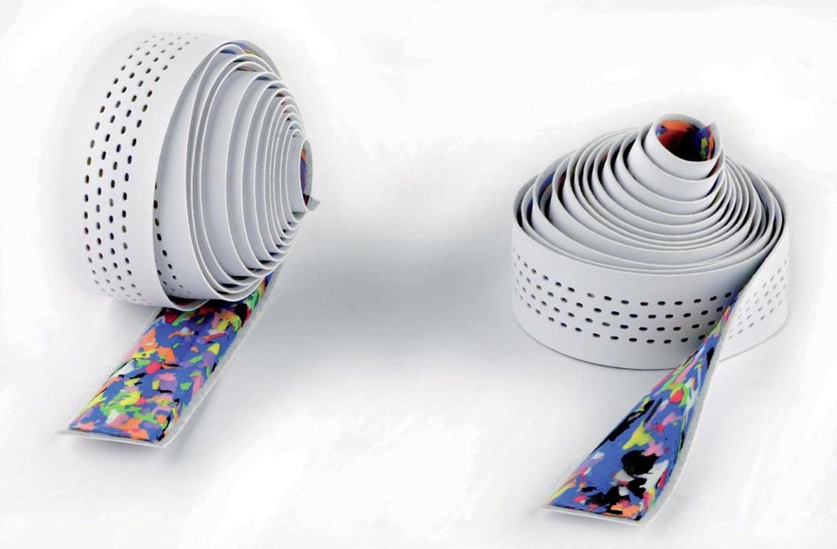 Cinelli caleido ribbon stuurlint, wit