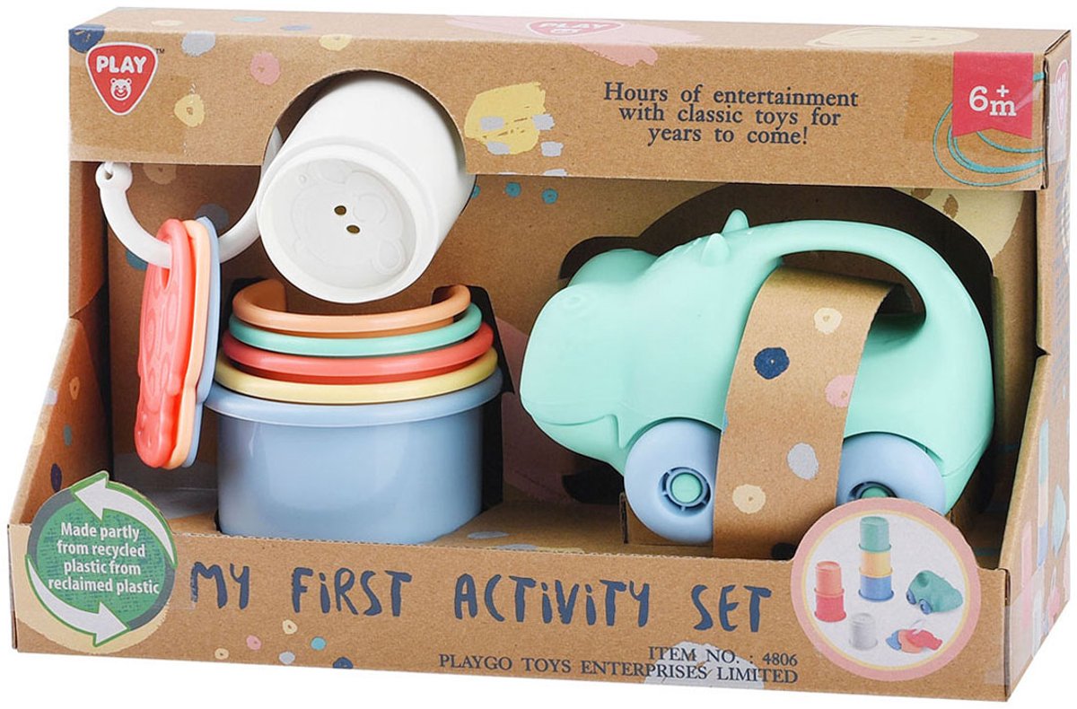 Playgo mijn eerste baby activiteiten speelset - 8dlg.
