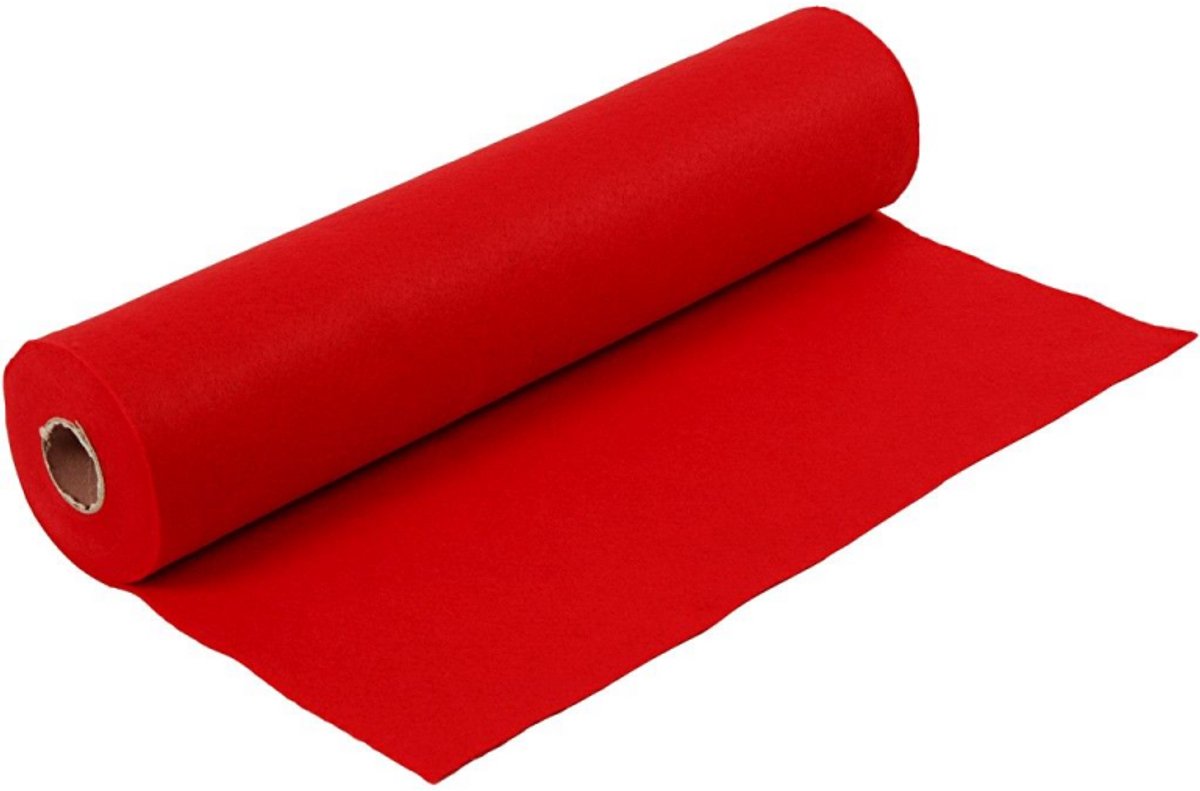 Creativ company cc hobbyvilt op rol 5m rood