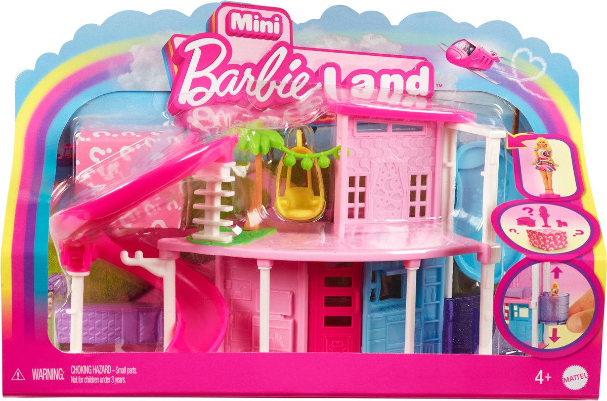 Barbie mini land - droomhuis - mini poppenhuis