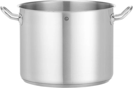 Hendi kookpan hoog – zonder deksel – 13,5l – inductiegeschikt – koelblijvende handgrepen – ⌀280x(h)220mm