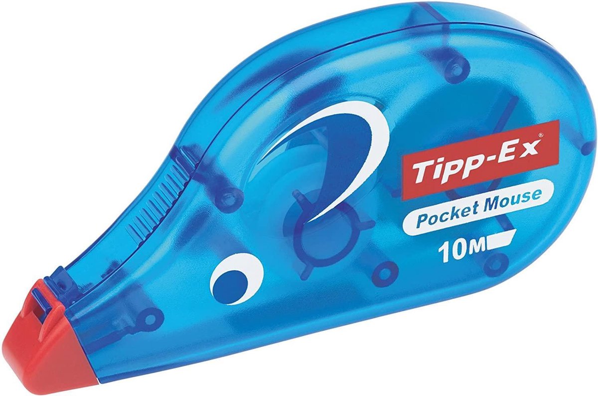 Tipp-ex pocket mouse - correctieroller - met beschermkap