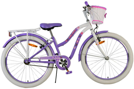 Volare lovely kinderfiets - meisjes - 24 inch - paars - twee handremmen