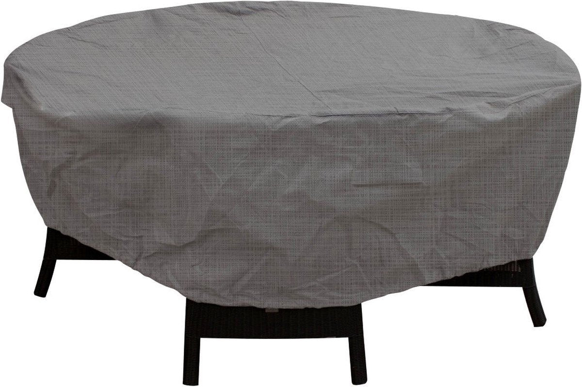 Eurotrail waterdichte tafelhoes, zitgroephoes rond, cantonic ø 260x100cm, grijs
