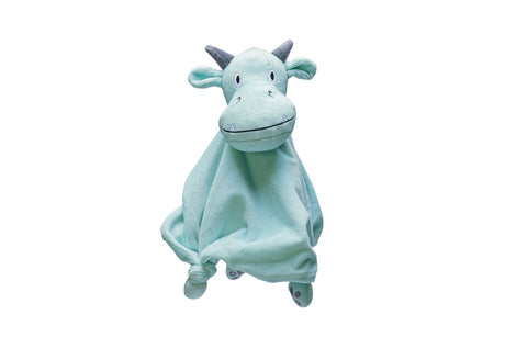 Beeztees puppy speelgoed knuffeldoek draak - puppy knuffel - honden speelgoed - pluche - groen - 31,5x25x7,5 cm