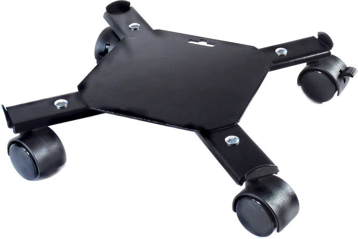 Nature - planttrolley met verstelbare dragers - �34-51cm - antraciet - metaal
