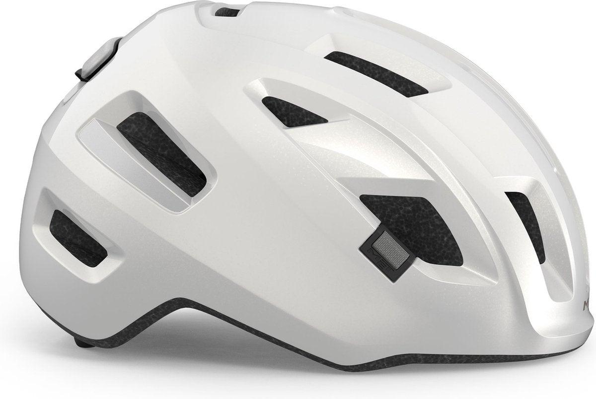 Met e-mob mips fietshelm mannen vrouwen - fietshelm e bike volwassenen - maat s (52-56cm) - nta8776 - white