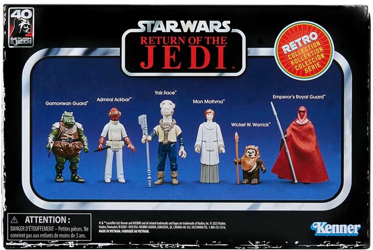 Hasbro star wars episode vi retro collection action figure 6-pack 10 cm action figuur