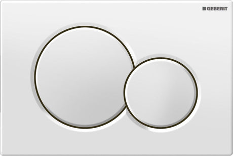 Geberit sigma 01 bedieningspaneel - wit