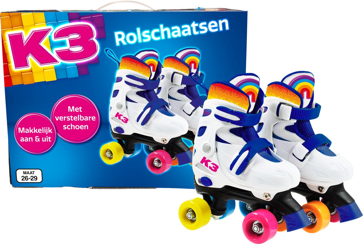 K3 rolschaatsen - maat 26-29