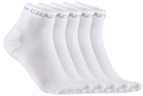 Craft active mid sock 5-pack unisex sportsokken - wit