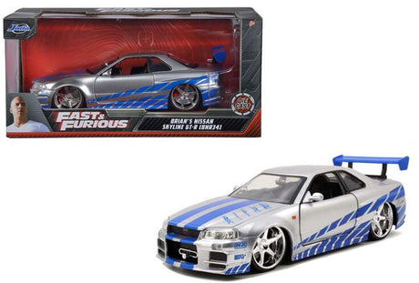 Jada toys jada fast furious 2002 nissan skyline 1:24