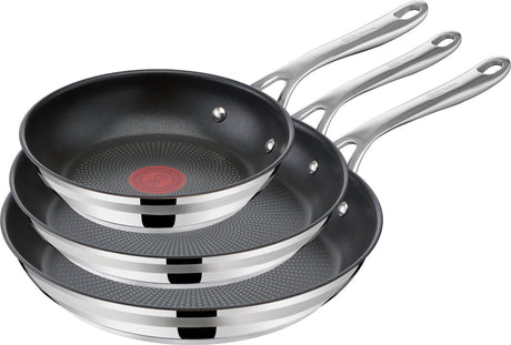 Jamie oliver by tefal cook smart - koekenpannenset - 20 24 28 cm - inductie - pfas-vrij - geschikt voor alle warmtebronnen