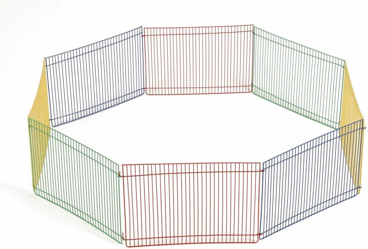 Beeztees - knaagdierenren - 8 panelen - 23x34 cm, diam. 85 cm
