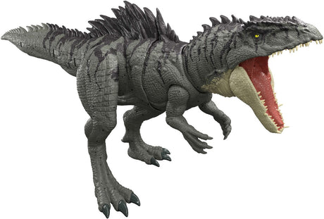 Mattel jurassic world kolossale happende giganotosaurus - figuur met enorme kaken