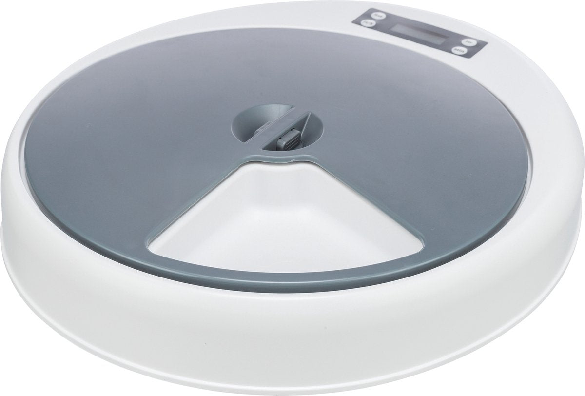 Trixie tx4+1 - automatische voerdispenser - 5 maaltijden van 240 ml - droogvoer - natvoer