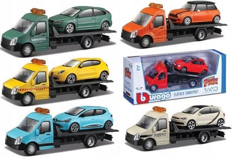 Bburago autotransporter met vw polo gti 1:43