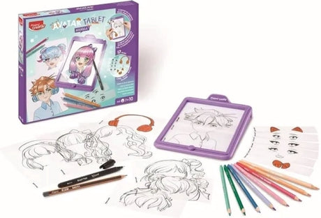 Maped office maped creativ verlicht tekentablet avatar manga - winnaar speelgoed van het jaar 2023