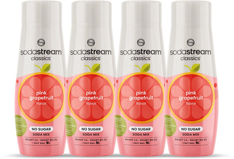 Sodastream pink grapefruit zero siroop - 4 pack