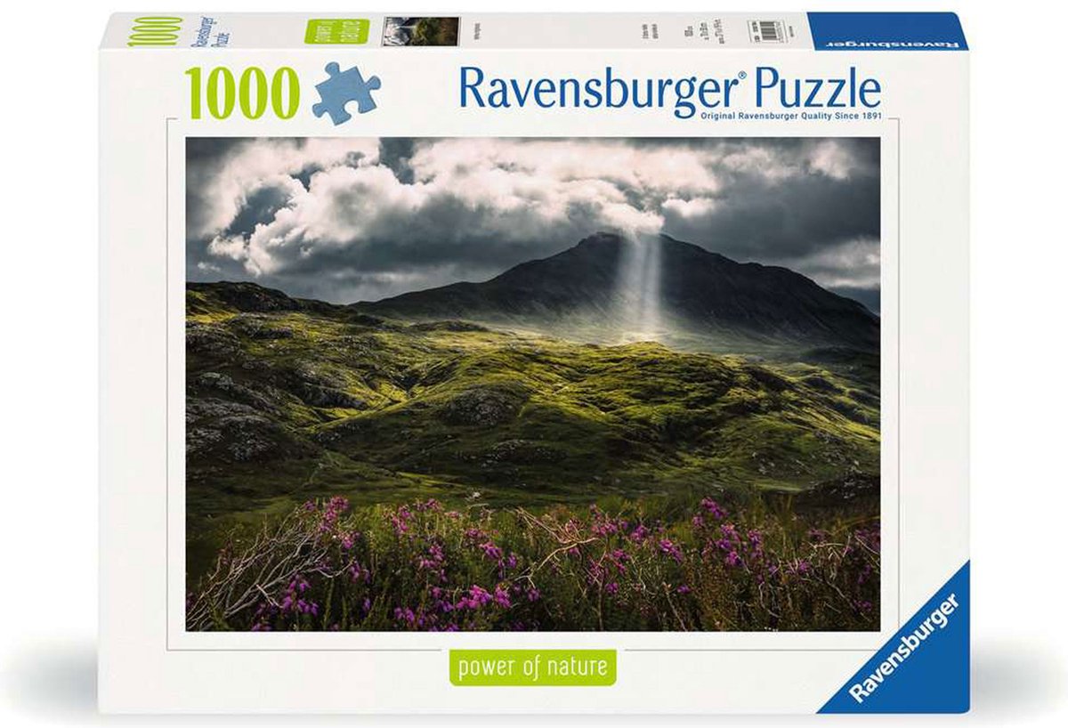 Ravensburger legpuzzel mysteriose berge, 1000st.