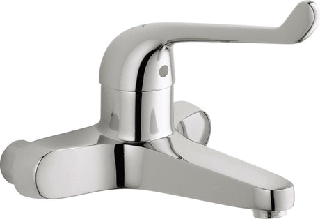 Grohe euro veiligheids-wandmengkraan - inbouw wastafelkraan - 15 cm hartafstand - zonder koppelingen