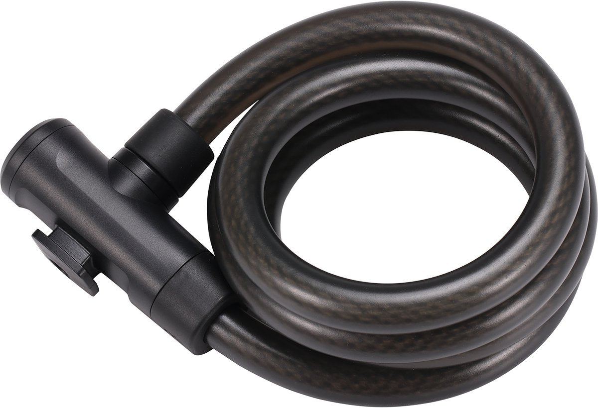 Bbb cycling keyguard cable - fietsslot met 3 sleutels - lengte: 120cm - dikte: 15mm - kabelslot voor stadsfiets, racefiets mountainbike - bbl-112