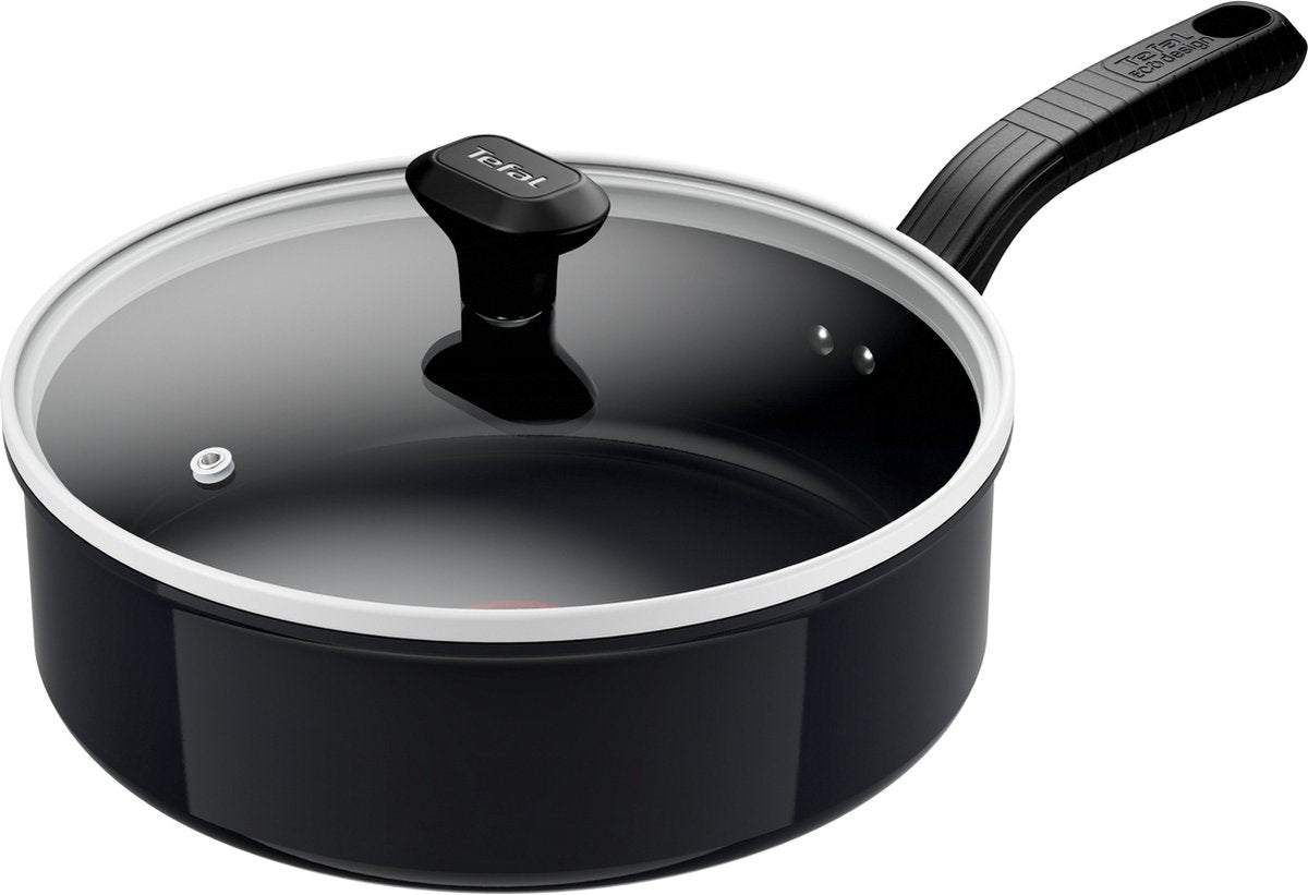 Tefal cook change - hapjespan - ø24 cm - pfas-vrij - keramisch - inclusief deksel - geschikt voor inductie