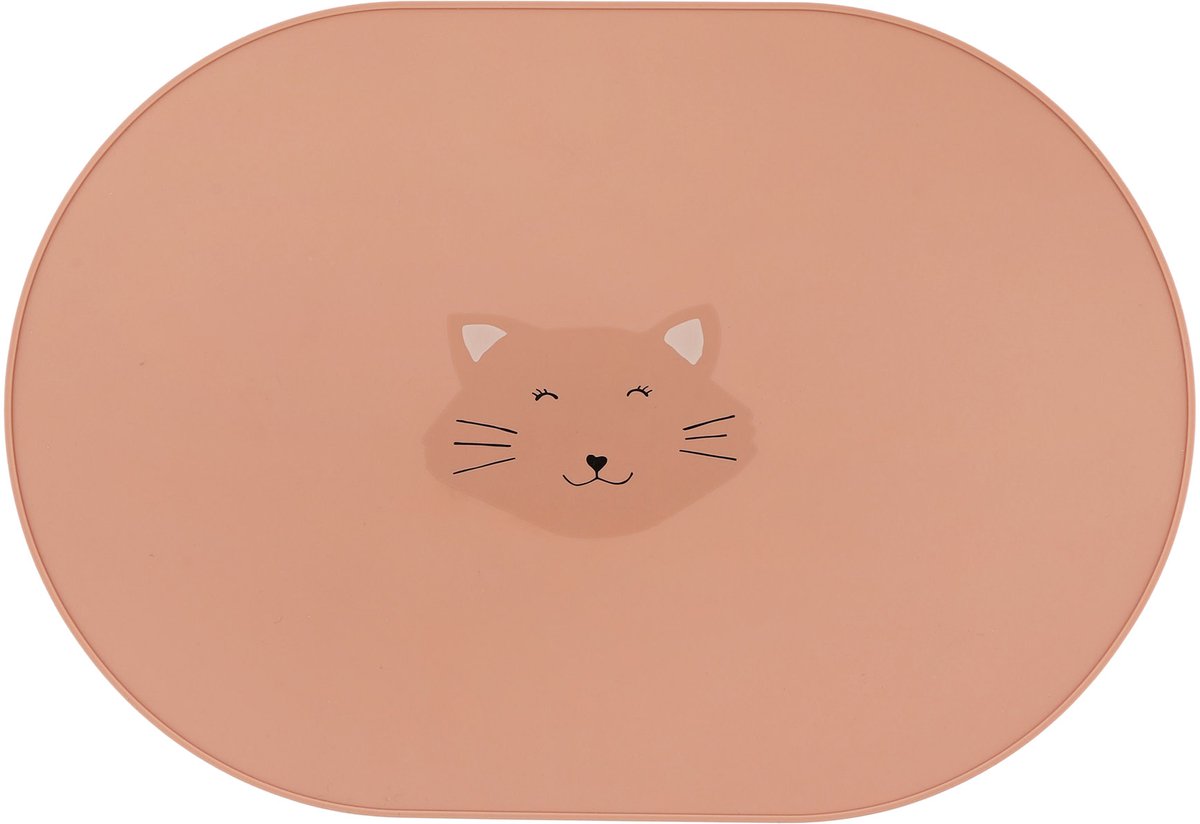 Trixie placemat kinderen - mrs. cat- van siliconen - ook geschikt als knutselmat of tekenmat - van siliconen - geschikt voor de vaatwasser