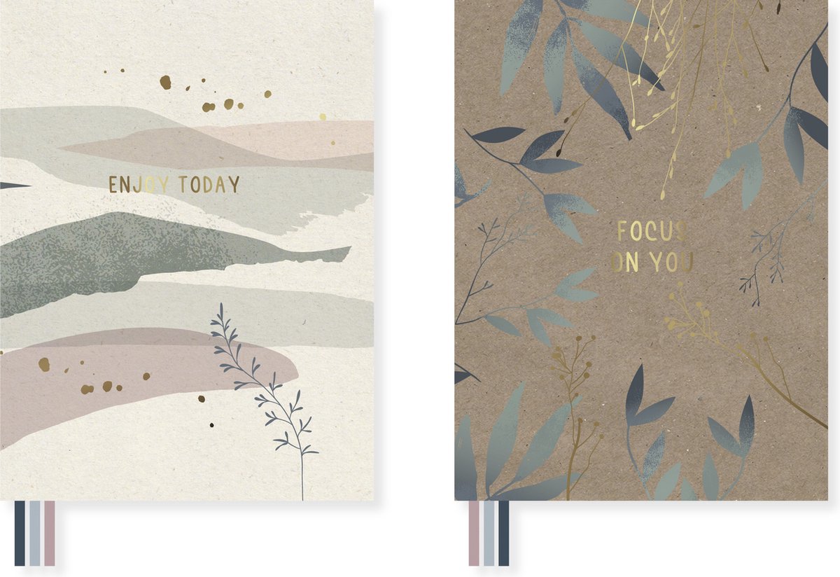 Kangaro soft scenes dummyboek a5 - hardcover - blanco - 80 grams fsc - 192 pagina's - 2 stuks - k-pm01710019